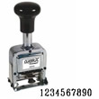 Metal Self-Inking Automatic Number Stamp Size: 1 / 10-Band have an 8-action, 7-band operation, AtoZstamps.com